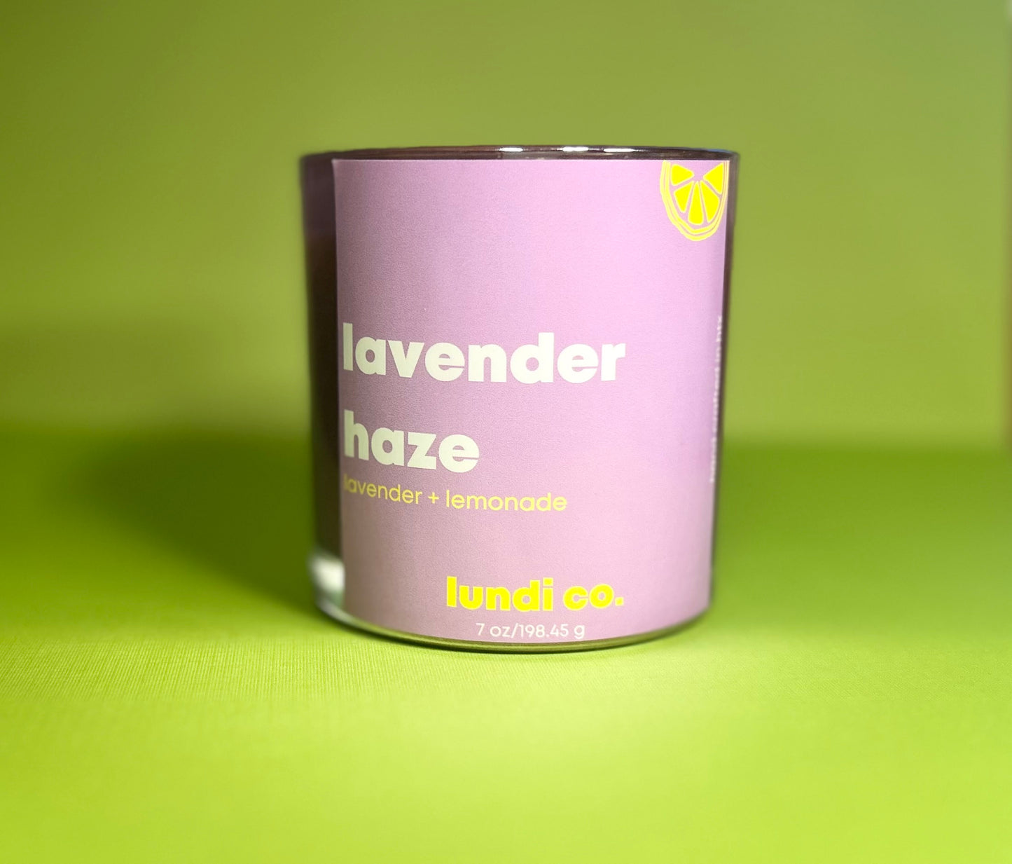 lavender haze wood wick candle